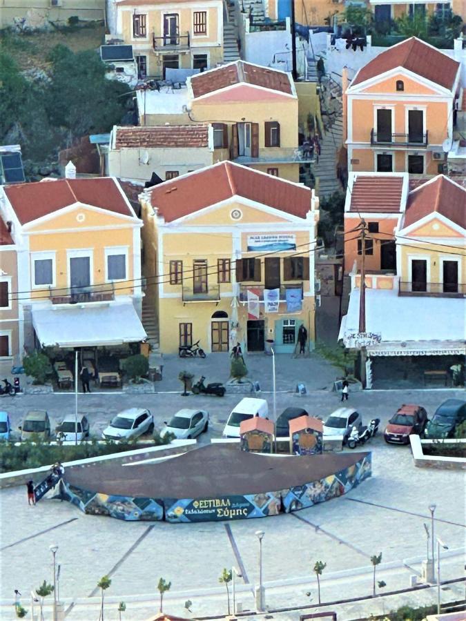 Aegean Blue Apartment Symi Exteriör bild